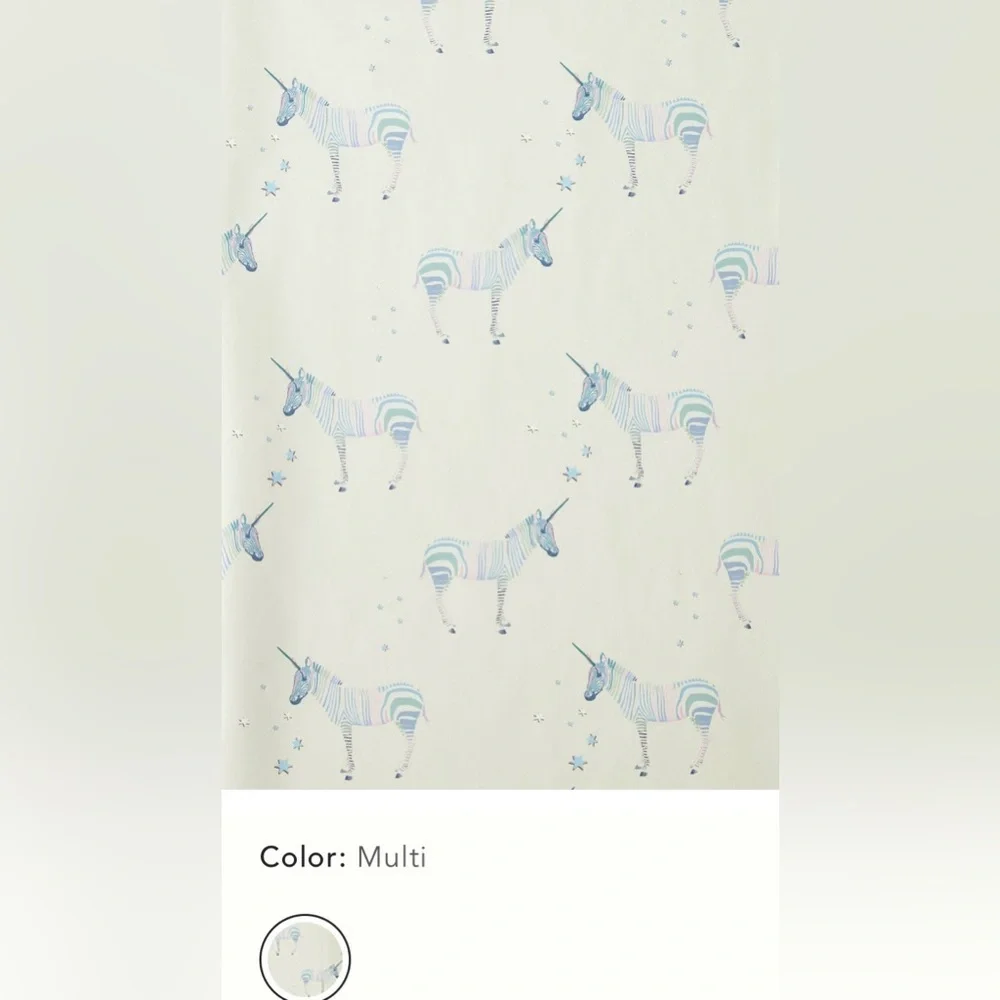 Anthropologie x Mr. Z. Zebra Safari Animal Magic  Wallpaper NIP